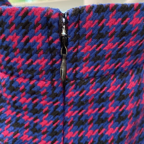 ModCloth plaid swing circle mini skirt 1x NWT with pockets - Picture 7 of 16